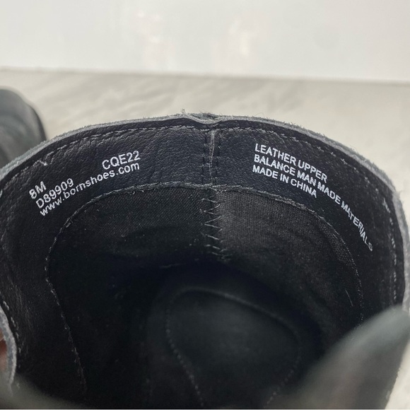 Born Kerri Black Distressed Suede Bootie 8M - Picture 12 of 15